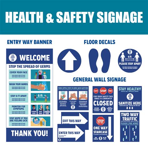 ministry of health signage.